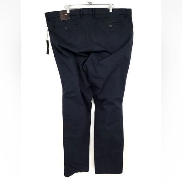 NWT Michael Kors Men's Blue Straight Leg Dress Pants - Size 40/32 - Picture 2 of 4